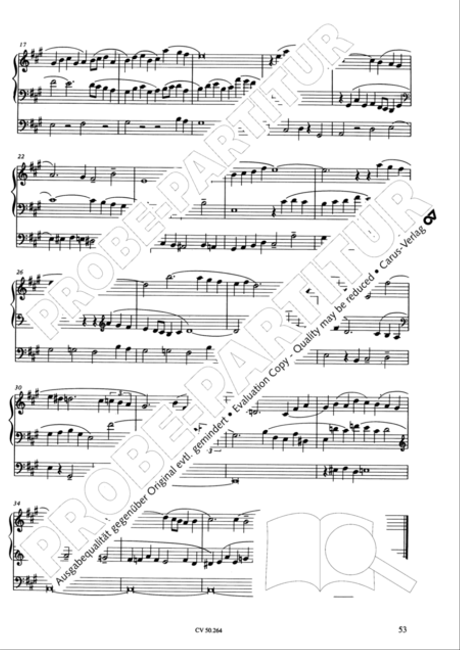 Free organ music for the Worship Service Organ Solo scores gallery preview page 54