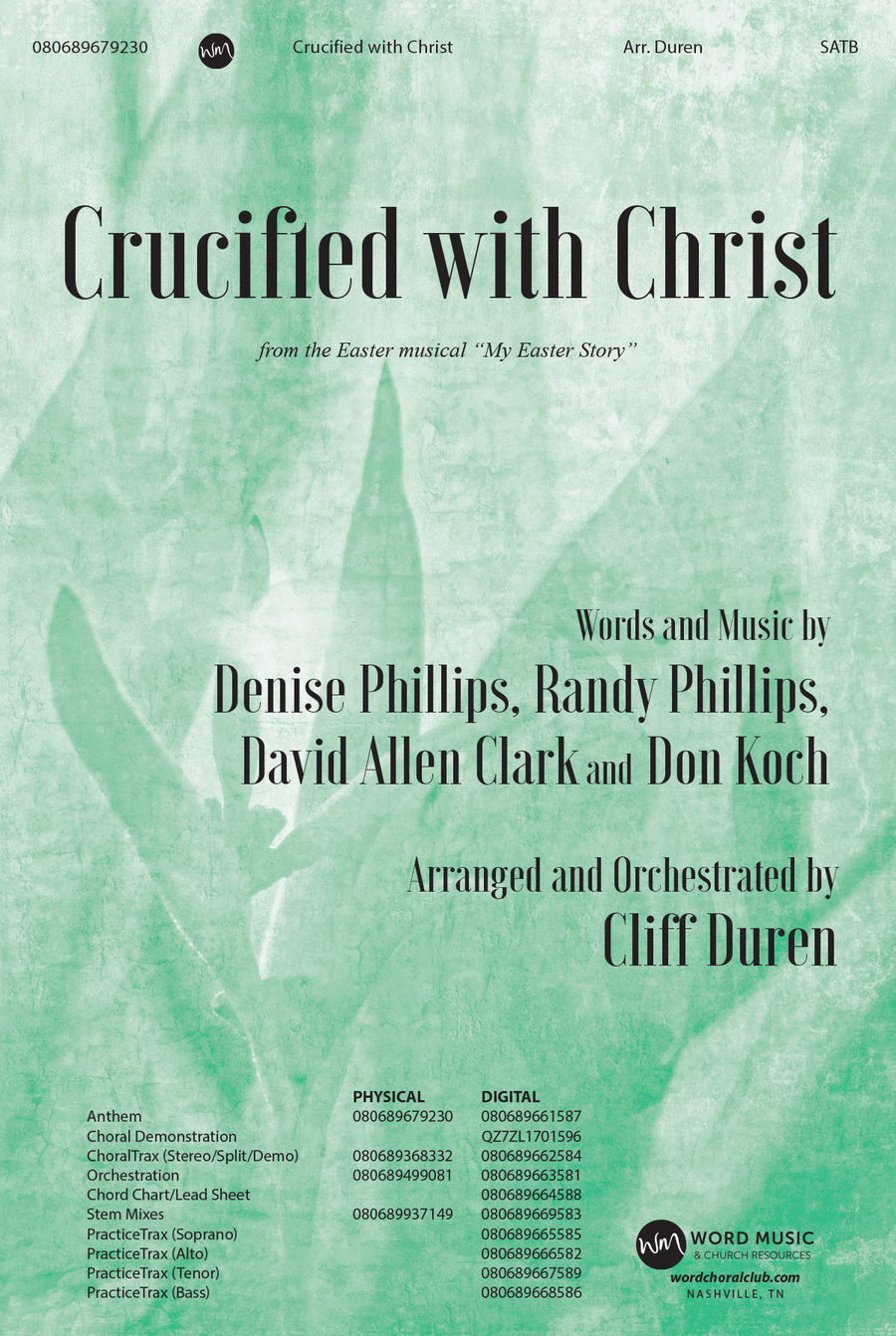 Crucified with Christ - CD Choral Trax Choir scores gallery preview page 1