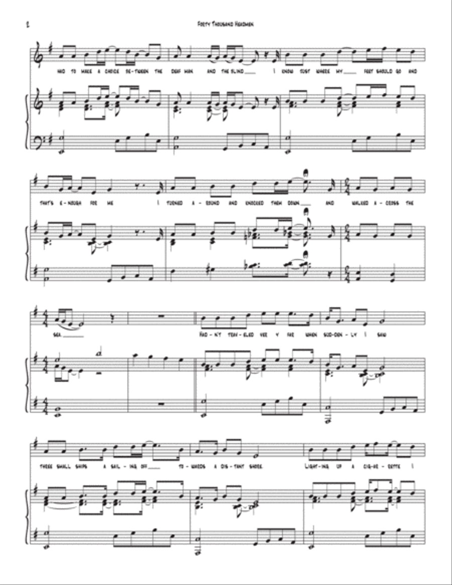 Forty Thousand Headmen Forty Thousand Headmen Voice scores gallery preview page 2
