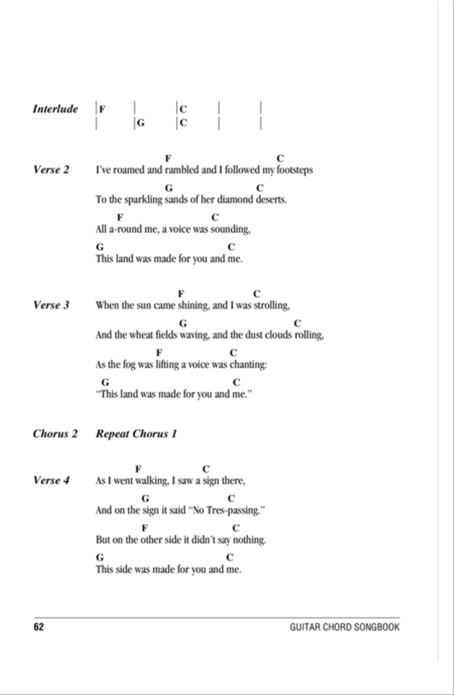 This Land Is Your Land Acoustic Guitar scores gallery preview page 2