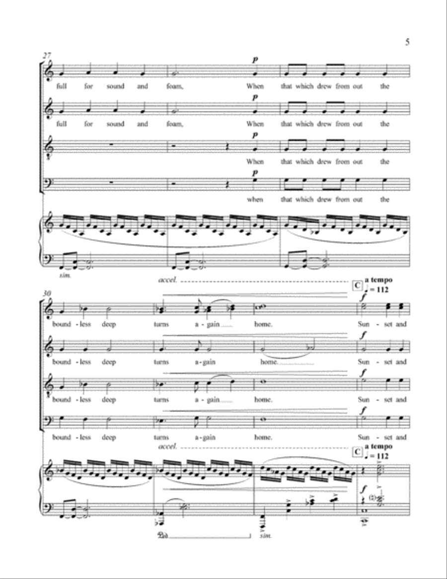 Crossing the Bar Crossing the Bar 4-Part scores gallery preview page 5