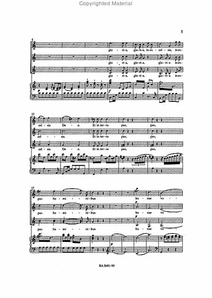 Missa C major K. 317 "Coronation Mass" (Arranged for female choir (SMA))