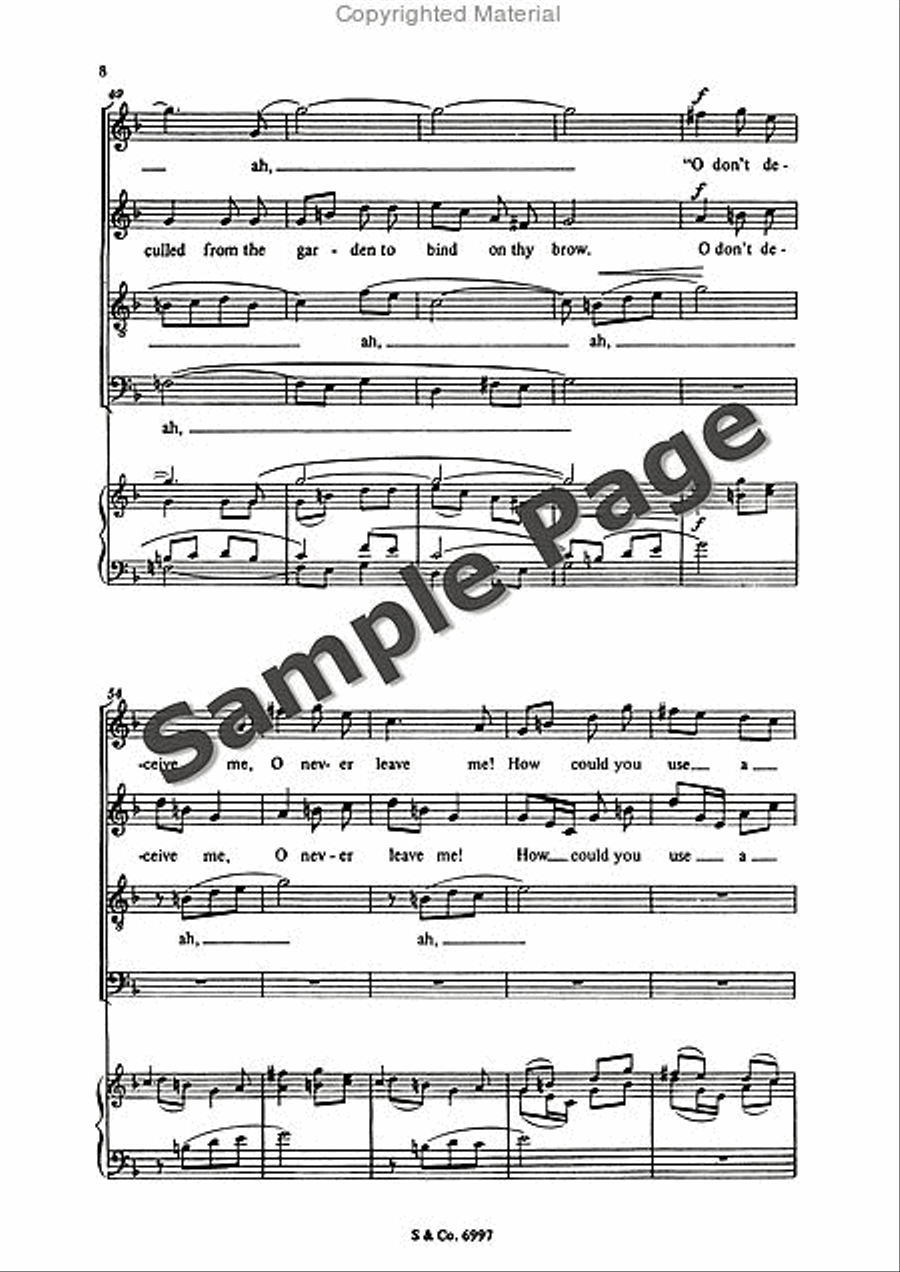 Early One Morning 4-Part scores gallery preview page 9