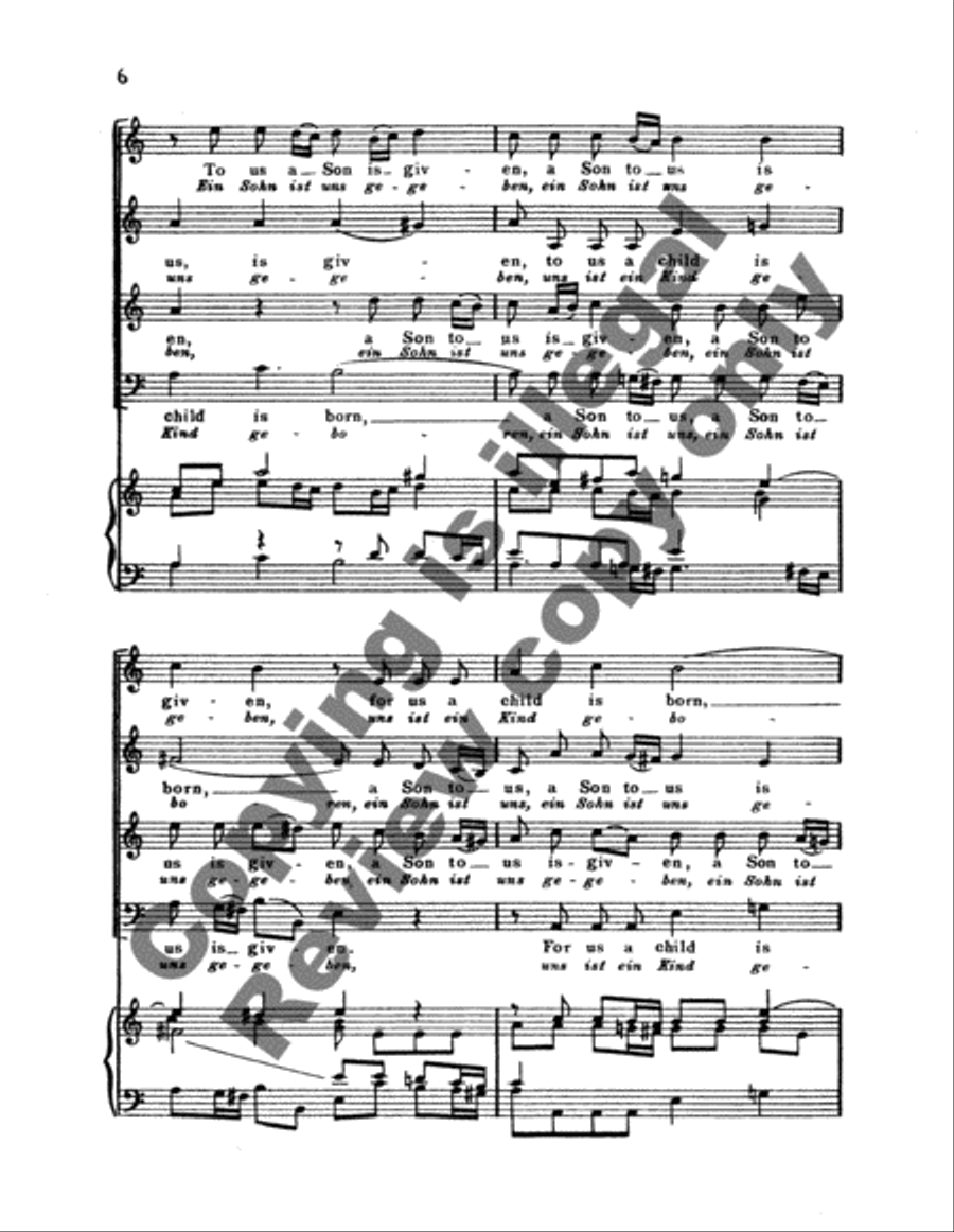 For Us a Child is Born (Choral Score) 4-Part scores gallery preview page 11