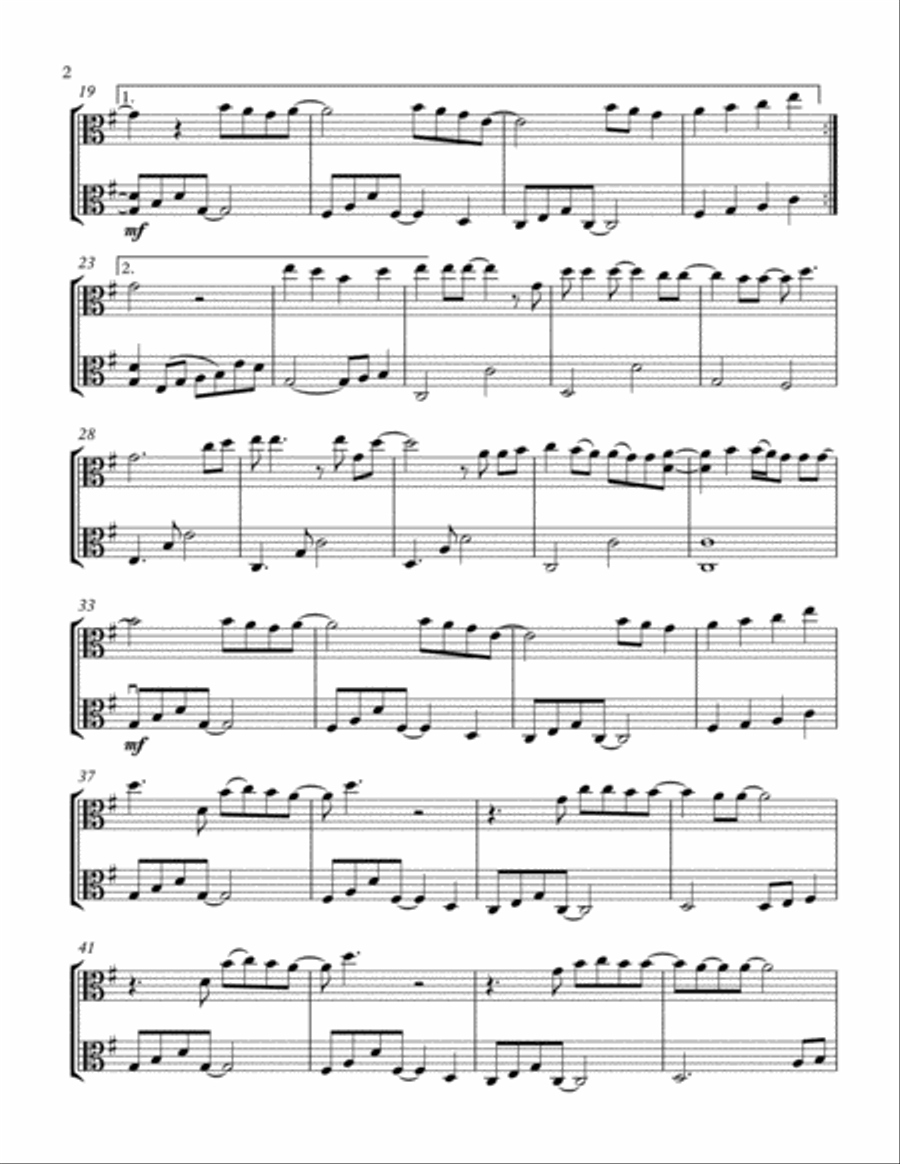 Wonderful Tonight Wonderful Tonight String Duet scores gallery preview page 3