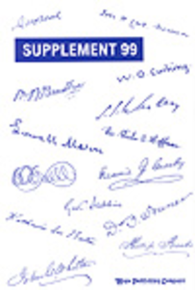 Book cover for Supplement '99