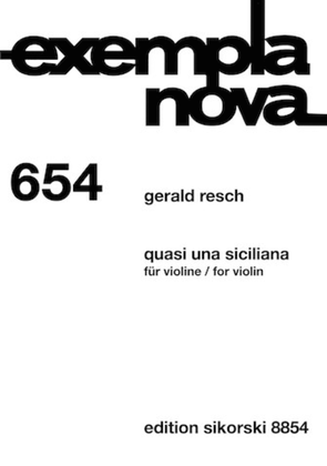 Book cover for Quasi Una Siciliana