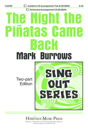 Book cover for The Night the Piñatas Came Back