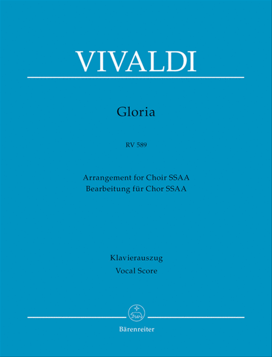 Book cover for Gloria RV 589