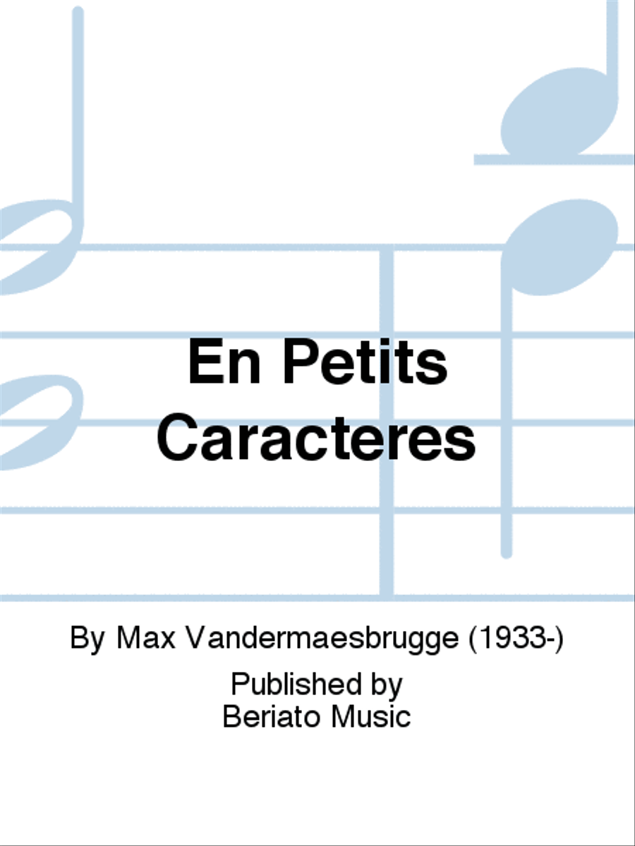 En Petits Caractères Trumpet Duet scores gallery preview page 1