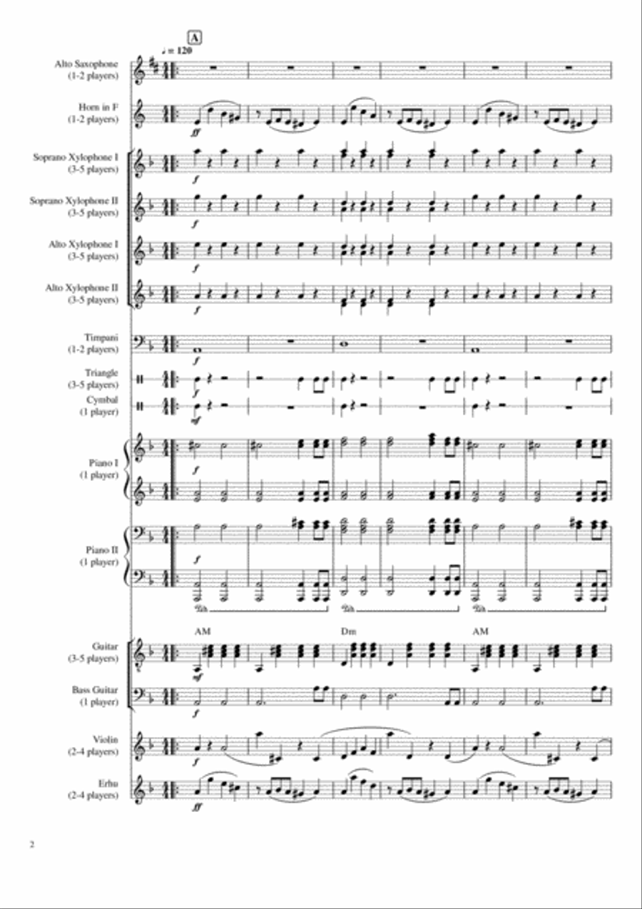 La Cumparsita Large Ensemble scores gallery preview page 2