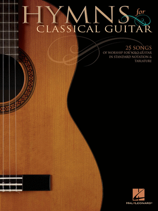 Book cover for Hymns for Classical Guitar