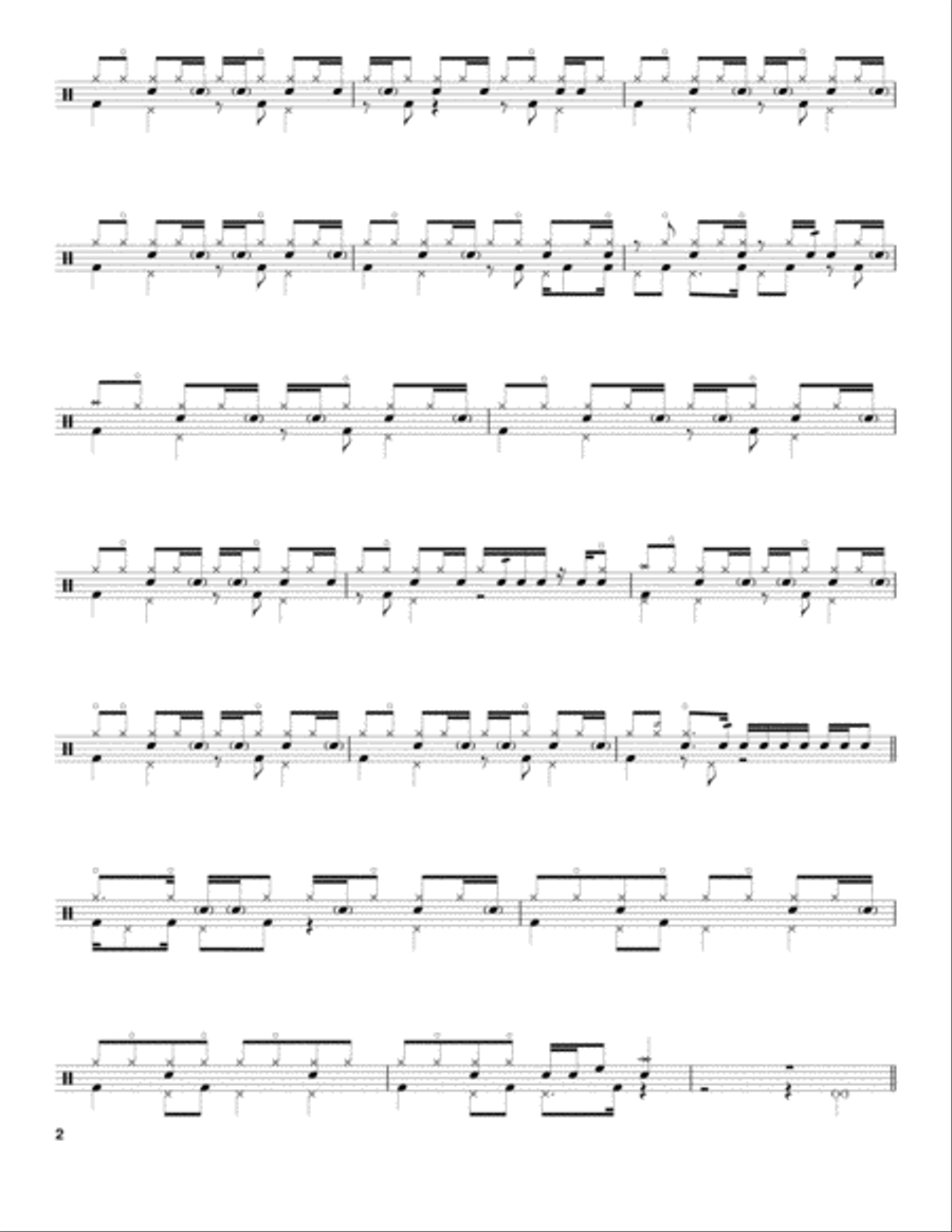 Pick Up The Pieces Drum Set scores gallery preview page 2