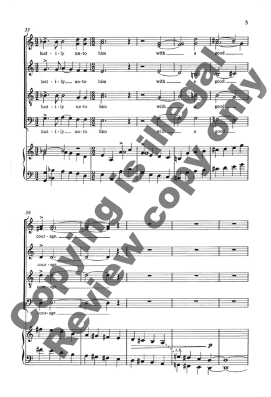 Rejoice In The Lord SSA scores gallery preview page 18