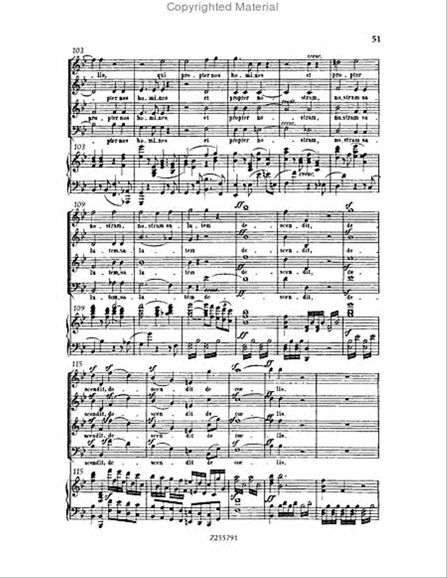 Missa Solemnis, Op.123 Choir scores gallery preview page 51