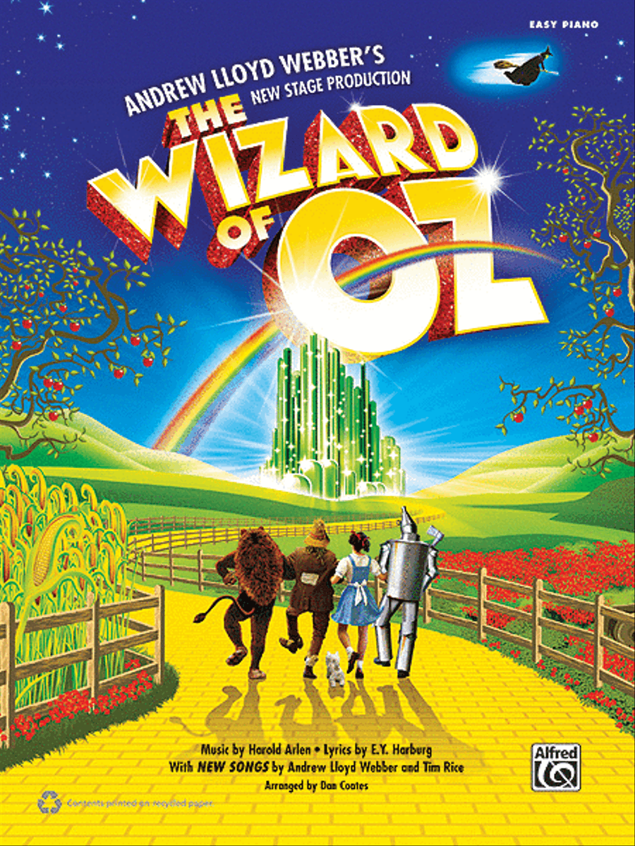 The Wizard of Oz -- Selections from Andrew Lloyd Webber's New Stage Production Easy Piano scores gallery preview page 1