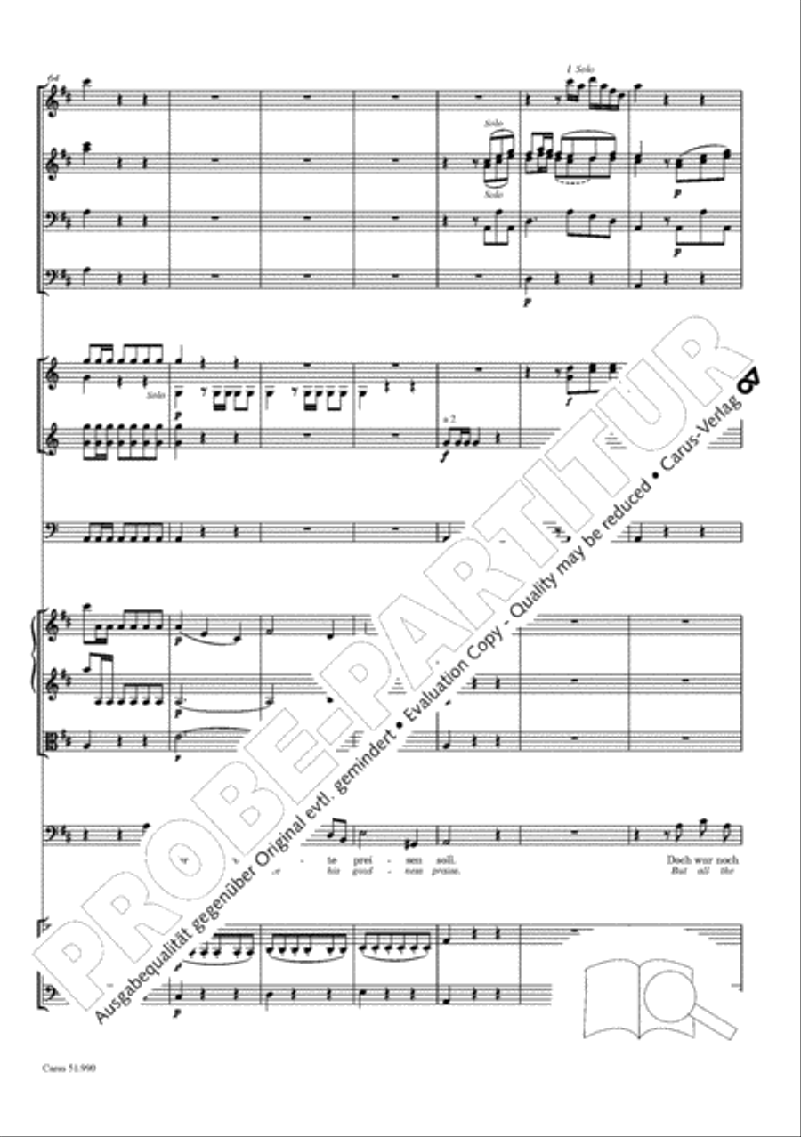 The Creation (Die Schopfung) 4-Part scores gallery preview page 201