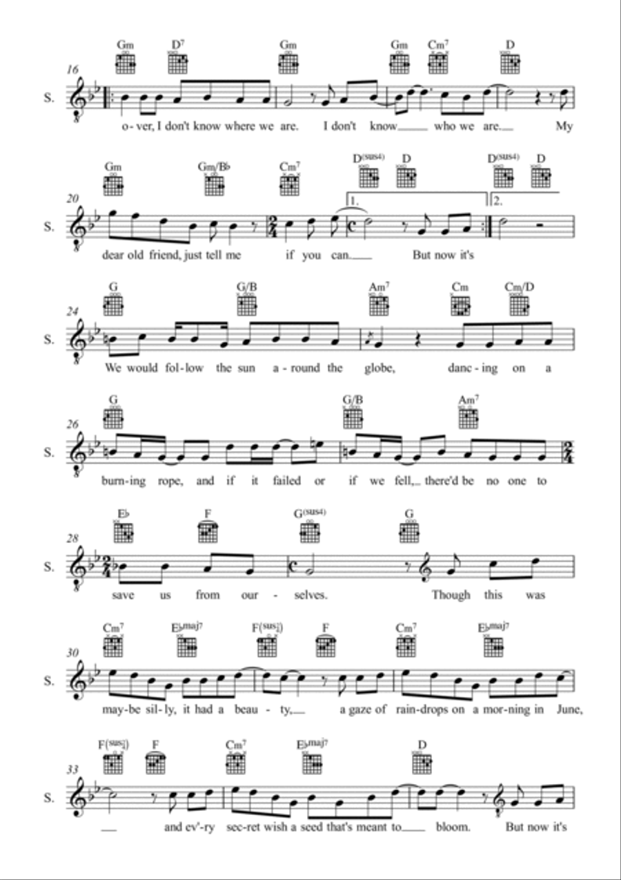 My dear old friend My dear old friend Voice Solo scores gallery preview page 2