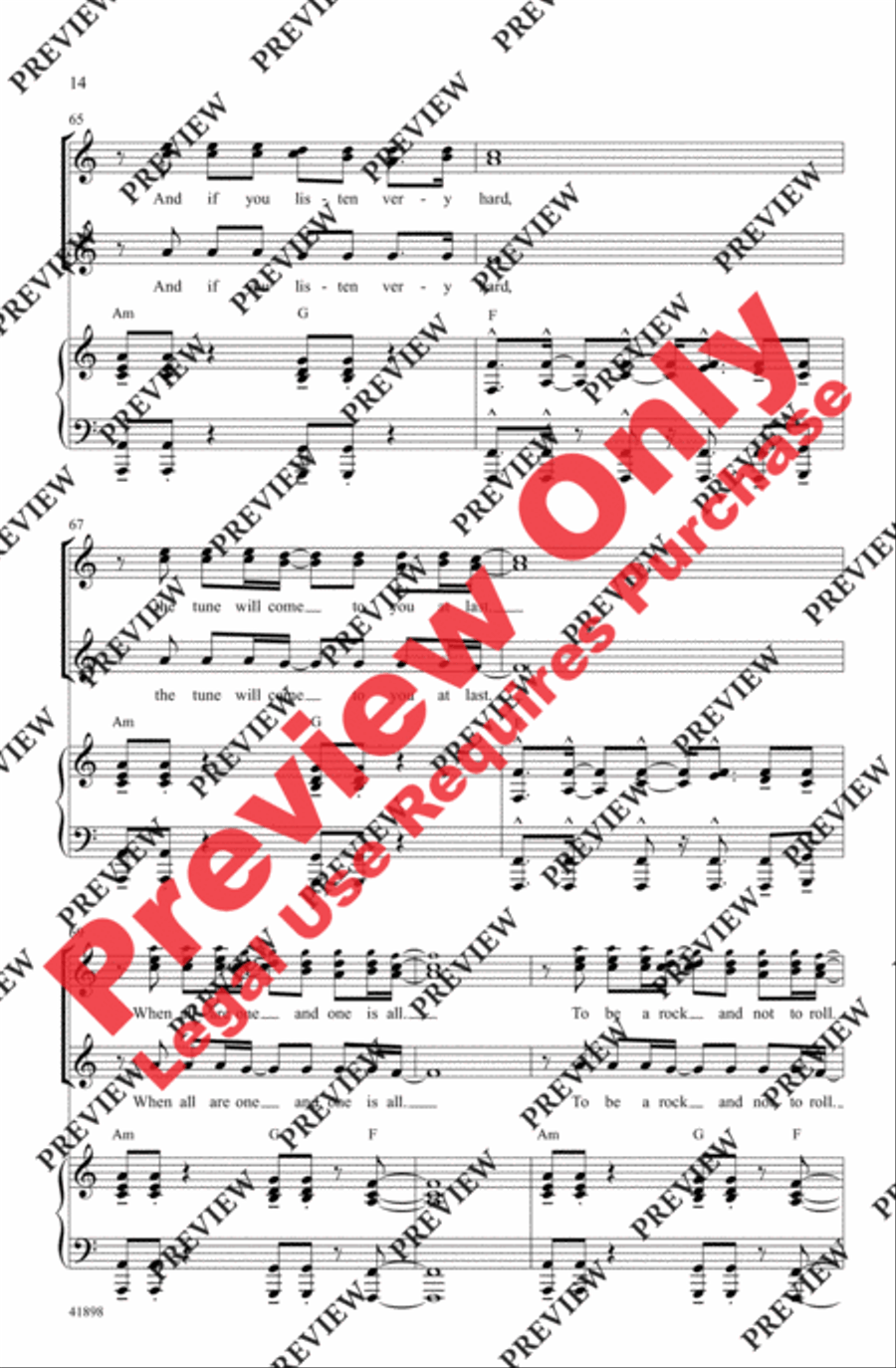 Stairway to Heaven Women's Choir scores gallery preview page 13
