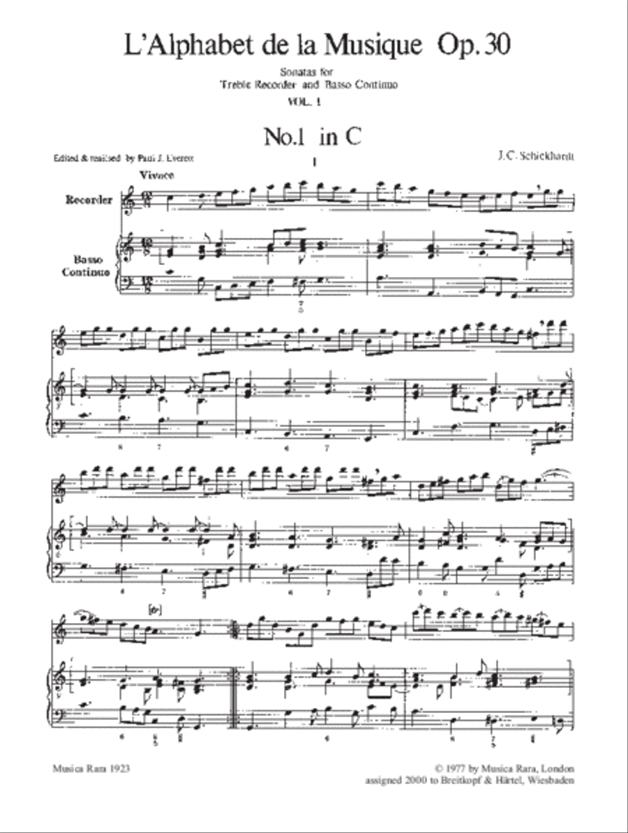 L'Alphabet de la Musique Op. 30 Recorder scores gallery preview page 2