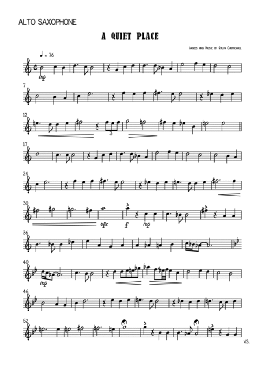 A Quiet Place A Quiet Place Woodwind Quartet scores gallery preview page 5