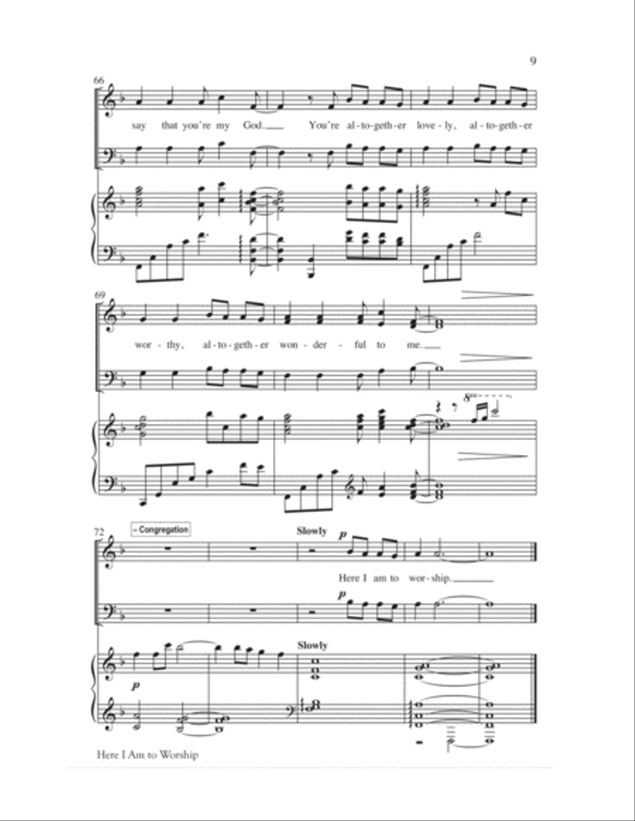 We Remember Calvary (SAB) 3-Part scores gallery preview page 12