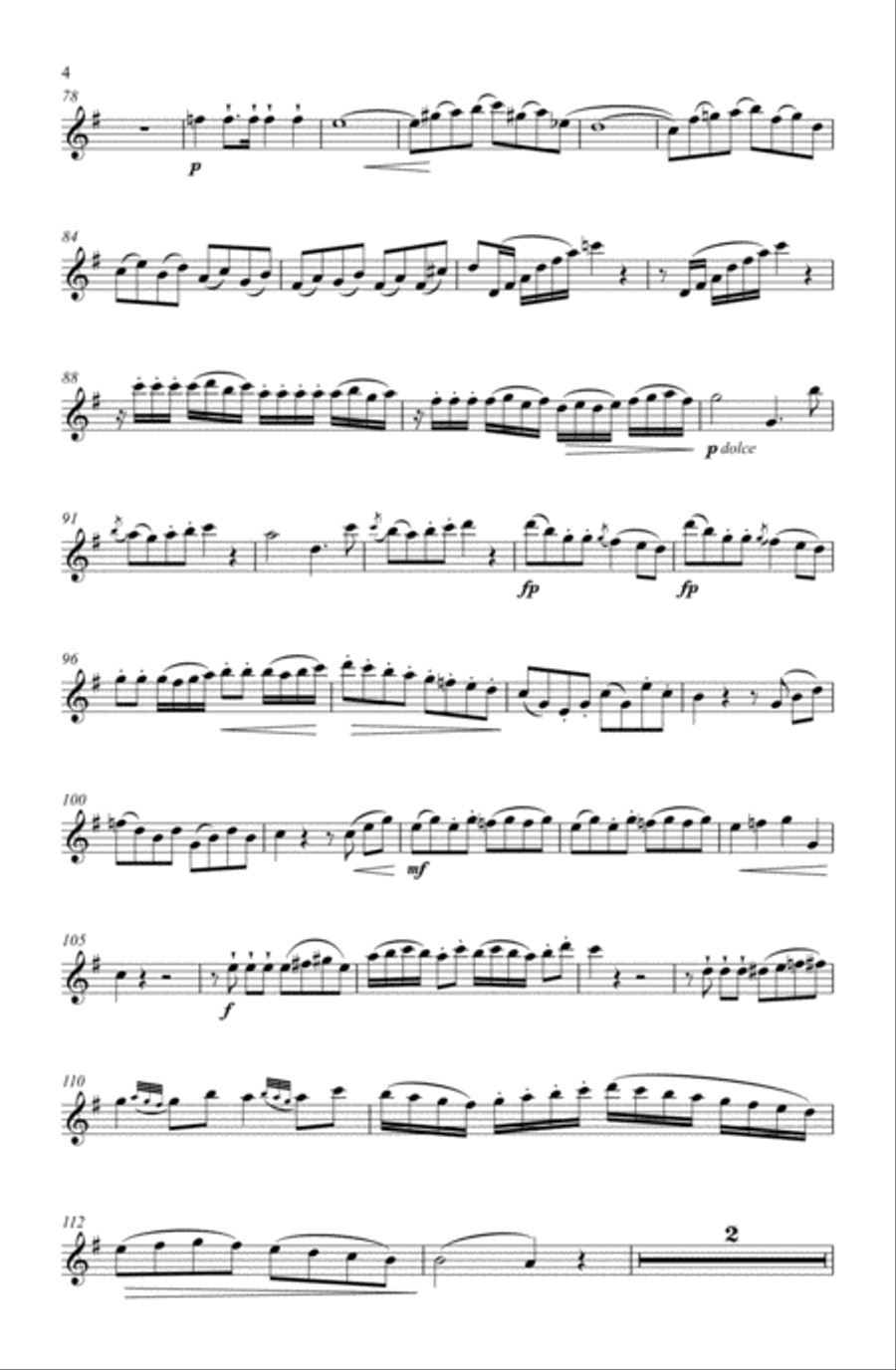 Hoffmeister Flute & Viola Duet Flute scores gallery preview page 5