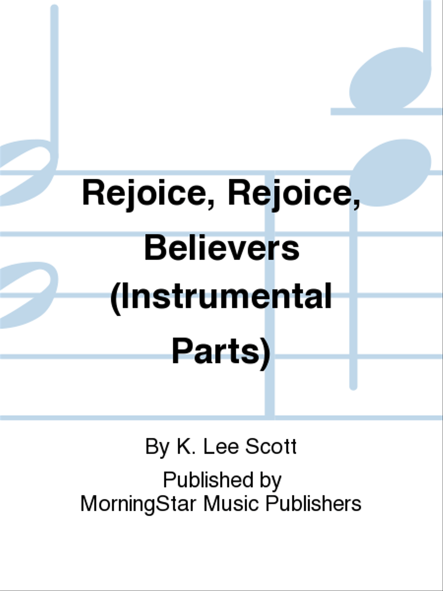 Rejoice, Rejoice, Believers (Brass Quartet Parts) Choir scores gallery preview page 1
