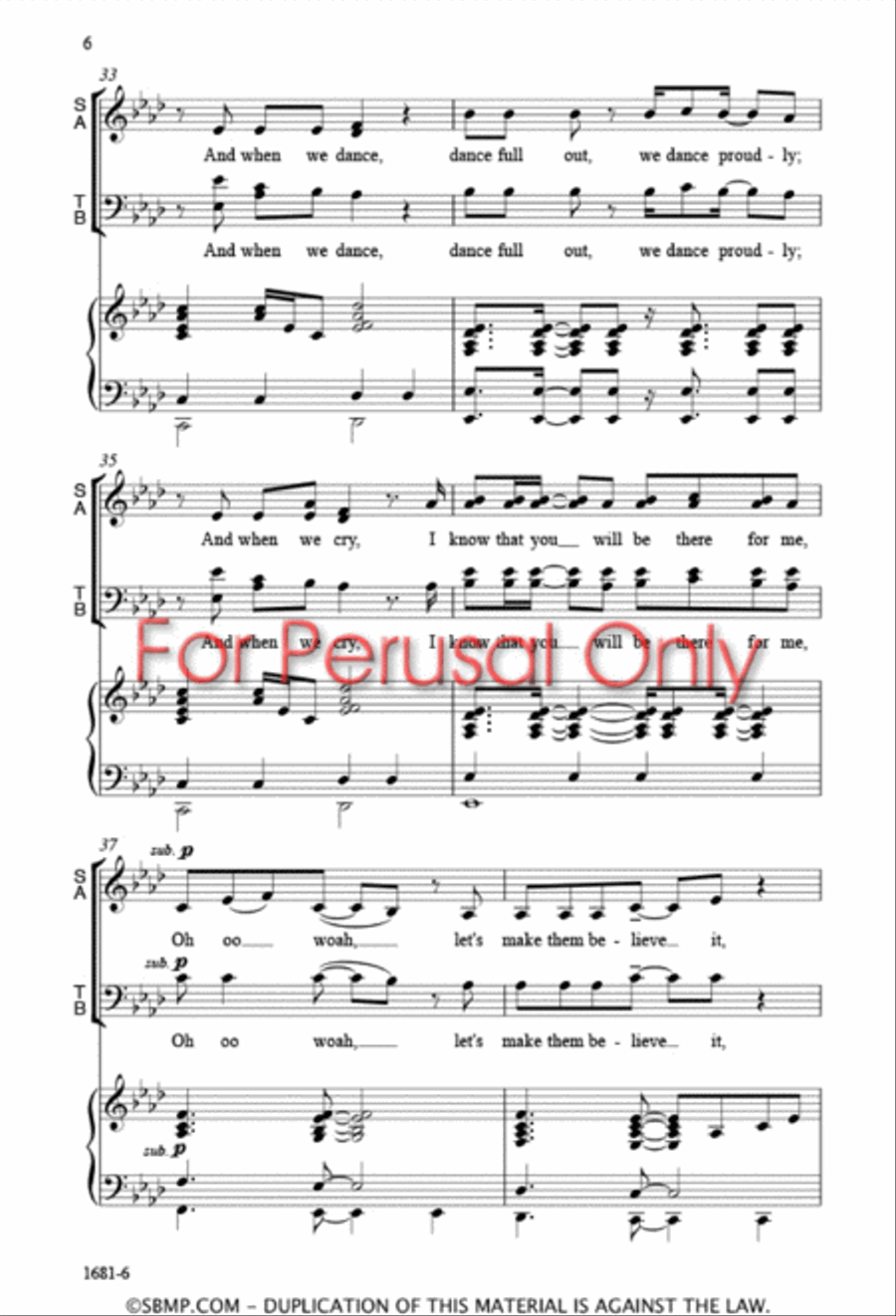 The World Will See - SATB 4-Part scores gallery preview page 6