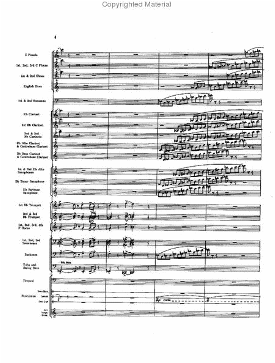 Caccia and Chorale Concert Band scores gallery preview page 3