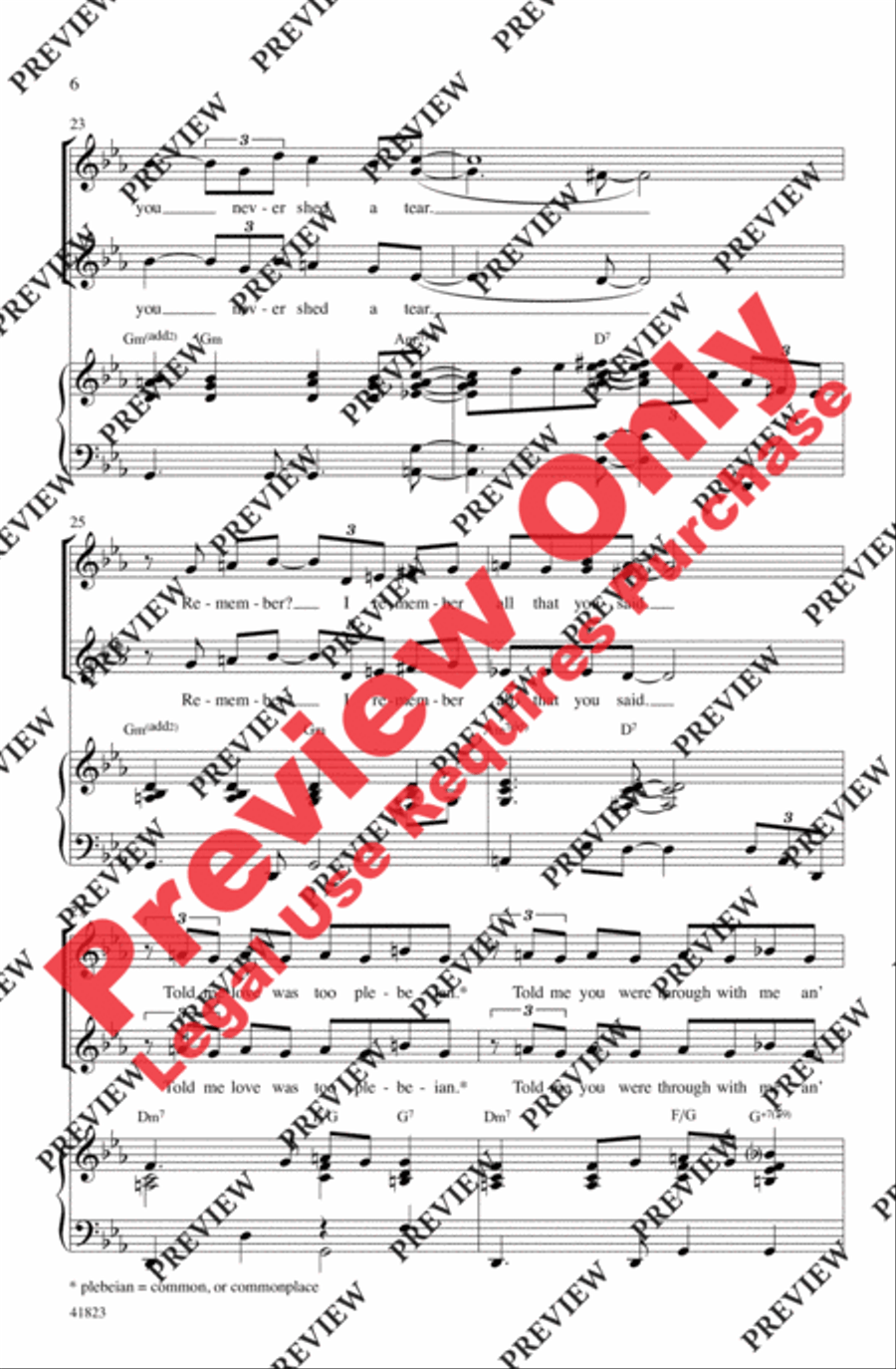 Cry Me a River Women's Choir scores gallery preview page 6