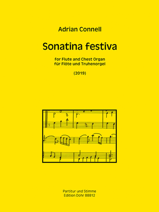 Sonatina festiva für Flöte und Truhenorgel (2019)