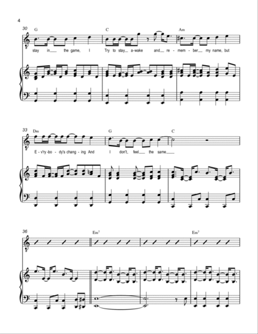 Everybody's Changing Voice scores gallery preview page 4