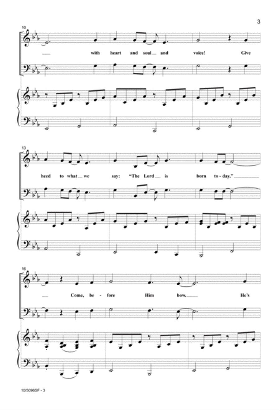 Christian Friends, Rejoice! 4-Part scores gallery preview page 3
