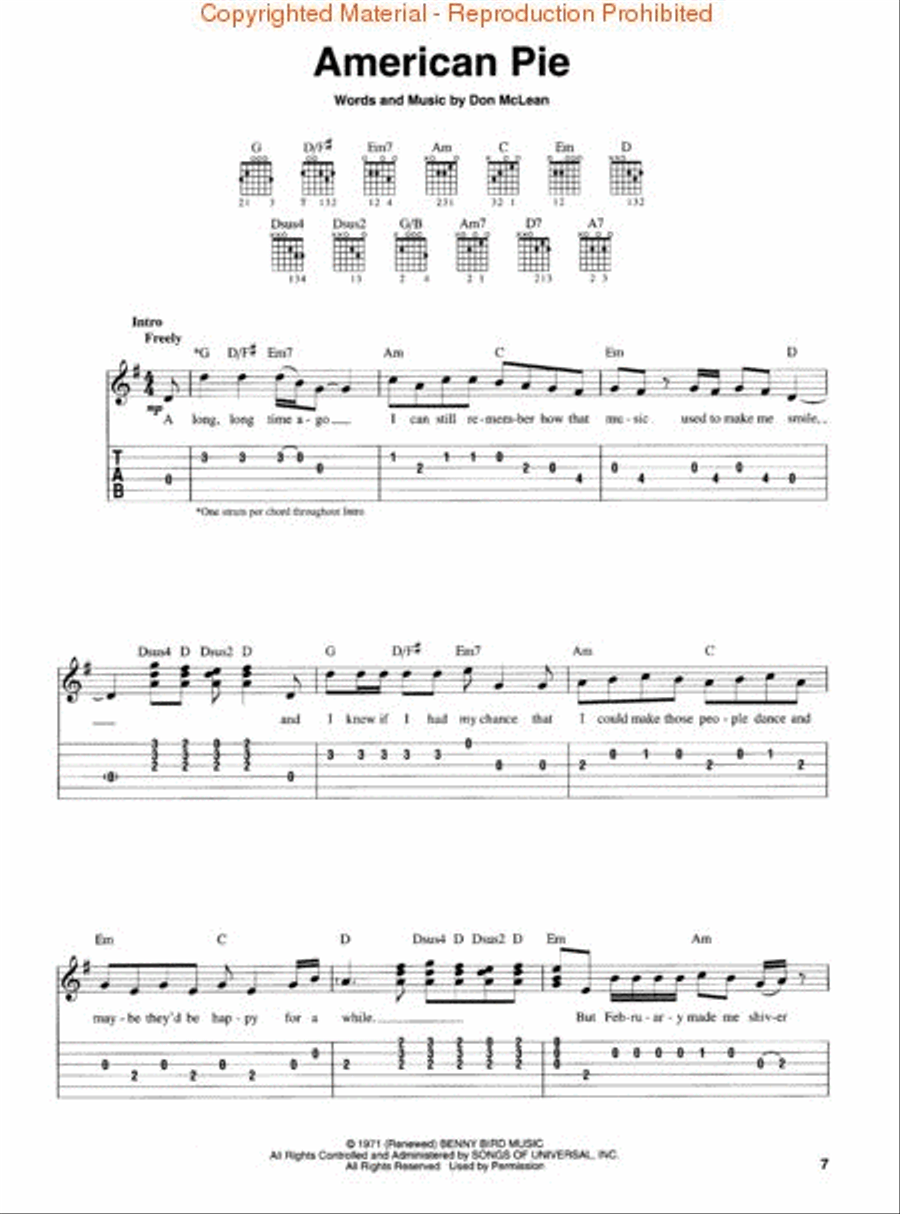 VH1's 100 Greatest Songs of Rock & Roll Electric Guitar scores gallery preview page 4