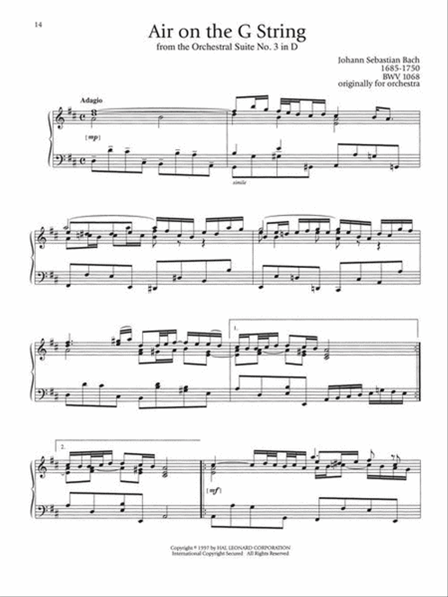 The Big Book of Classical Music Piano Solo scores gallery preview page 10