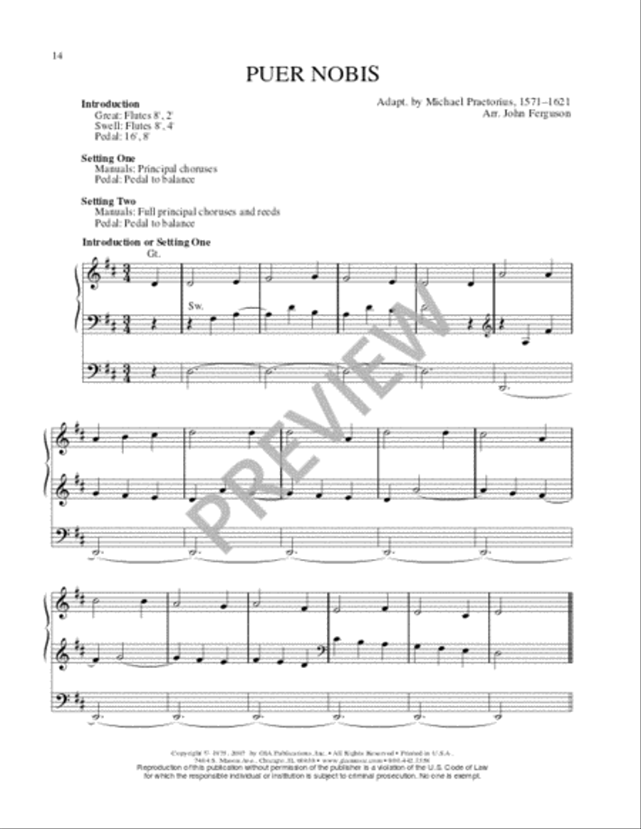 Hymn Harmonizations for Organ - Volume 1 Organ scores gallery preview page 14