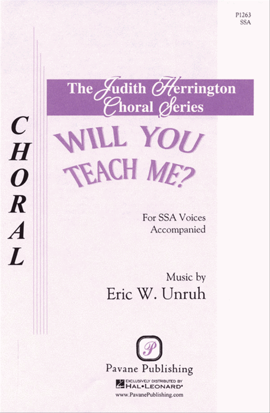 Will You Teach Me? Will You Teach Me? SSA scores gallery preview page 1