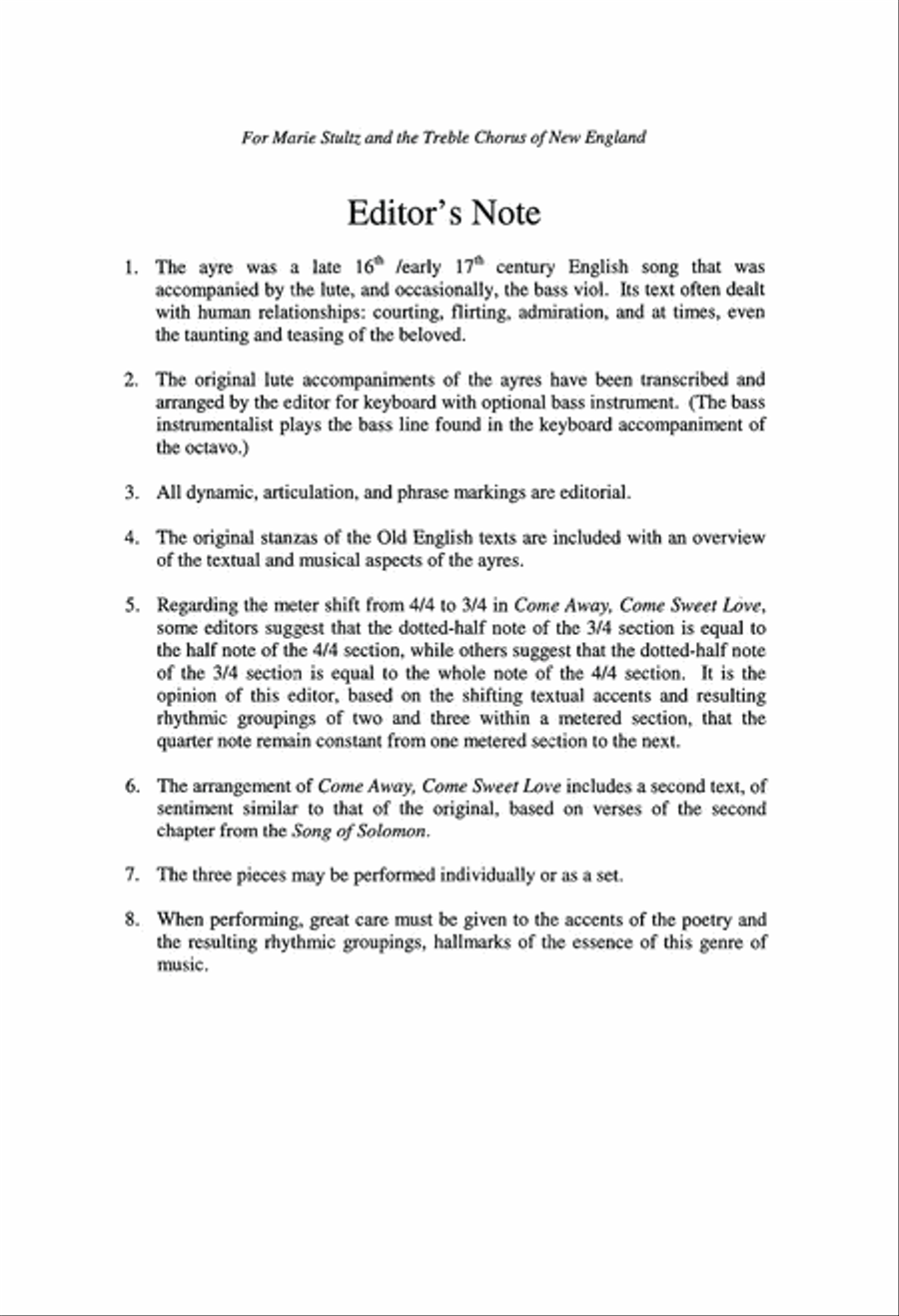 Three Elizabethan Ayres SA scores gallery preview page 3
