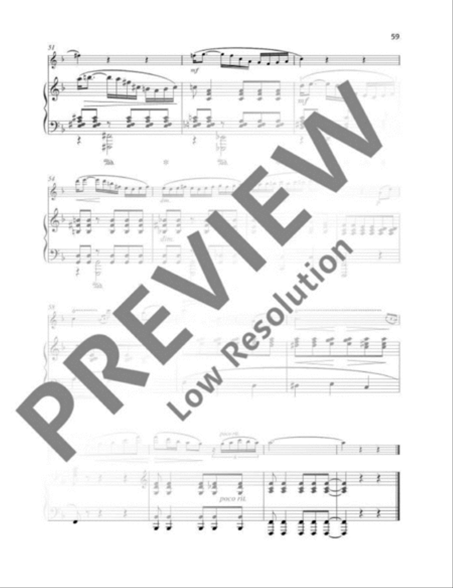 Pièce Flute Solo scores gallery preview page 7