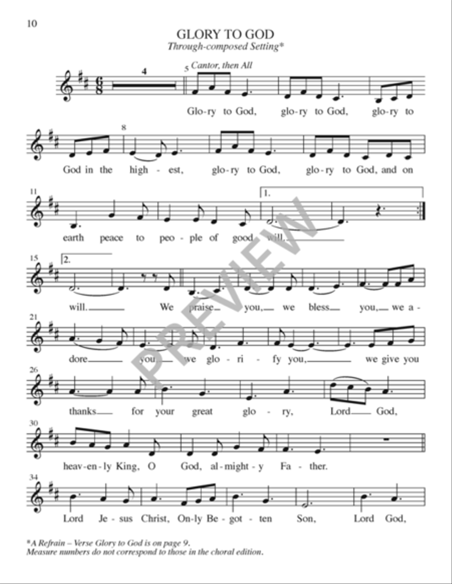 Ruah - Presider edition Ruah - Presider edition C Instrument scores gallery preview page 10