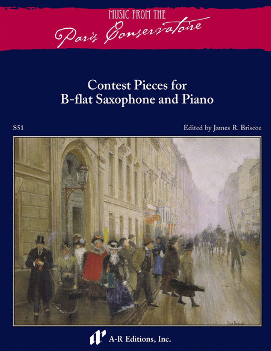 Contest Pieces for B-flat Saxophone and Piano Piano Accompaniment scores gallery preview page 1