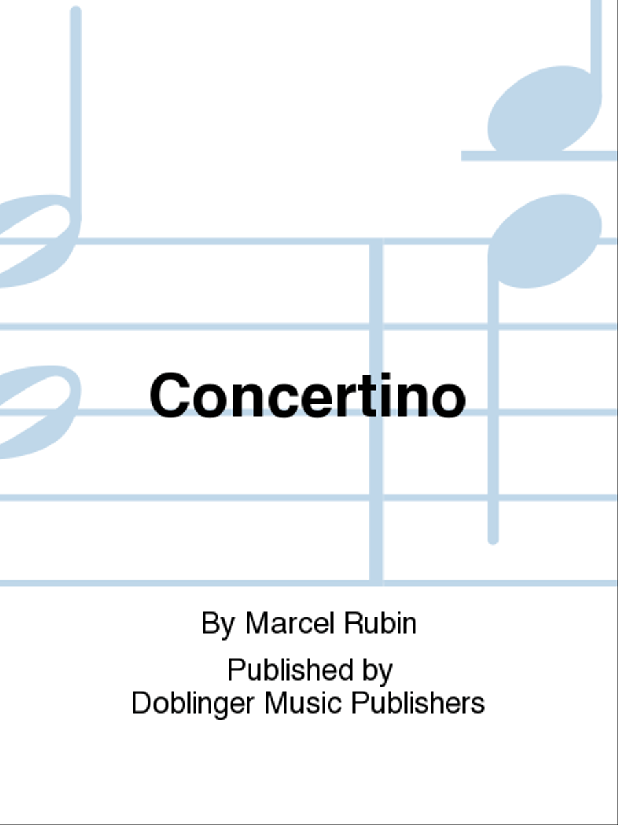 Concertino Study Score scores gallery preview page 1