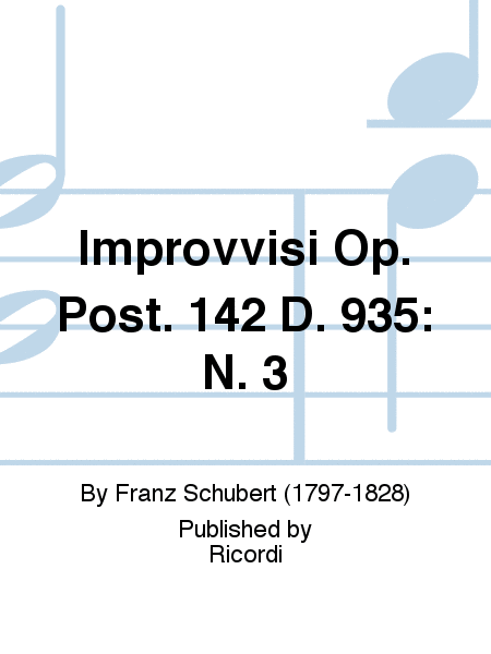 Improvvisi Op. Post. 142 D. 935: N. 3