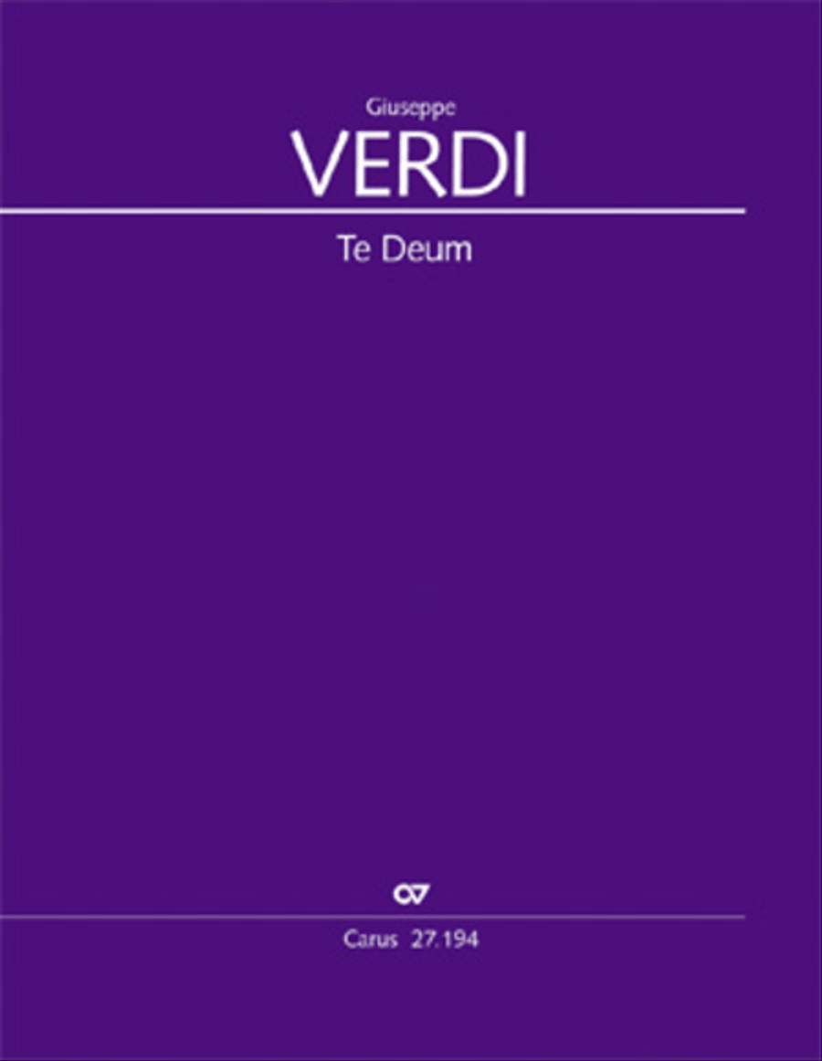Te Deum 4-Part scores gallery preview page 1