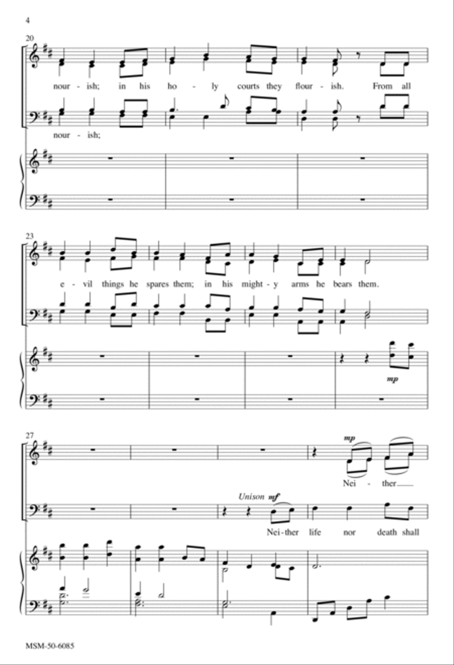 Children of the Heavenly Father 4-Part scores gallery preview page 4