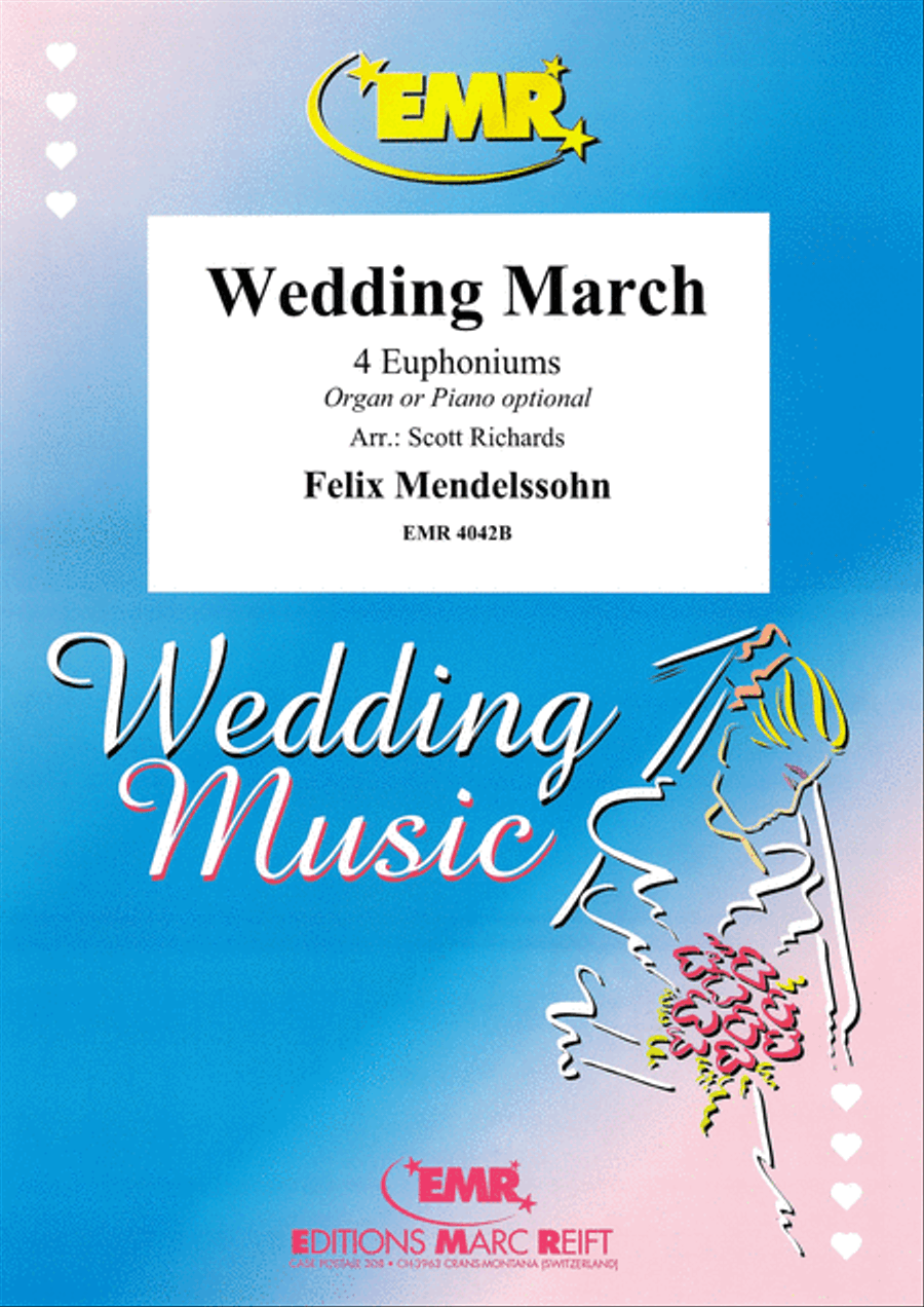 Wedding March Wedding March Euphonium Quartet scores gallery preview page 1