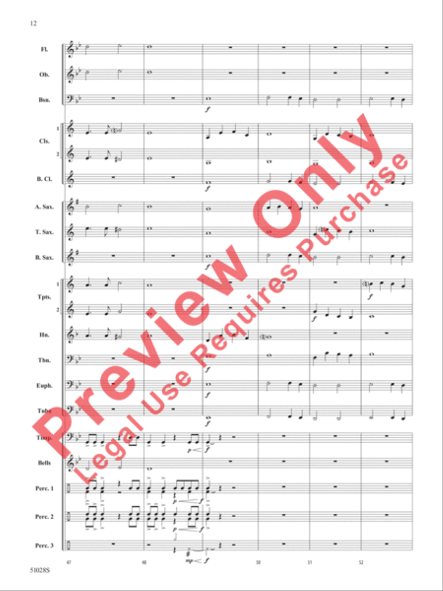 Ultimate Battle Concert Band scores gallery preview page 13