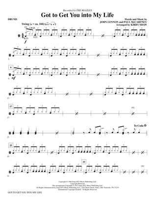 Got to Get You into My Life (arr. Kirby Shaw) - Drums