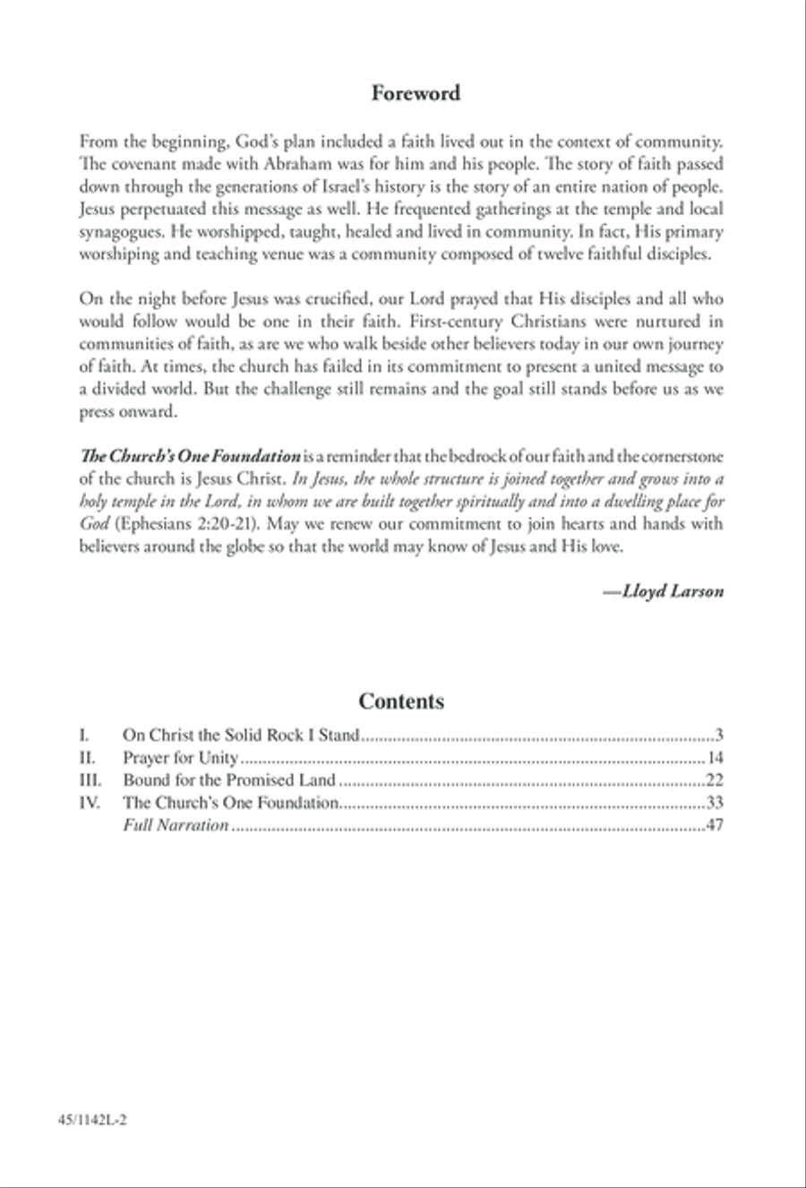 The Church's One Foundation 4-Part scores gallery preview page 4